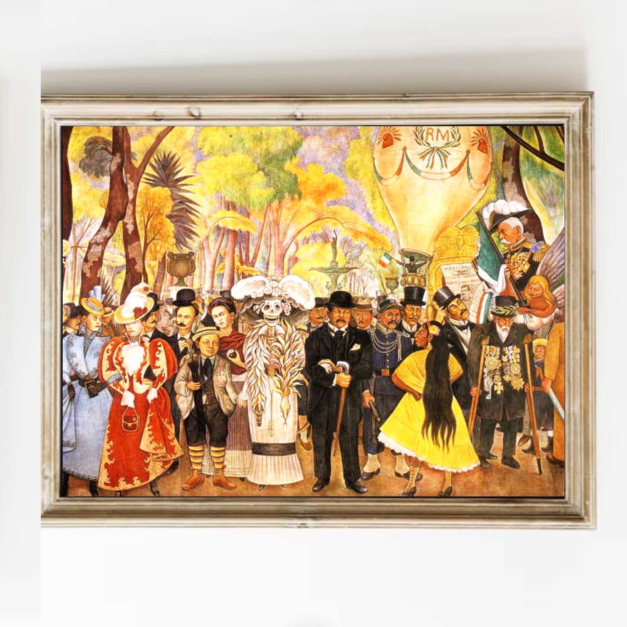 DIEGO RIVERA Day of the Dead Art Printable, Mexican Art Print, Diego ...