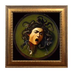 Medusa 1597 by Caravaggio, Caravaggio Print Famous Artwork, Caravaggio Printable, Medusa Art