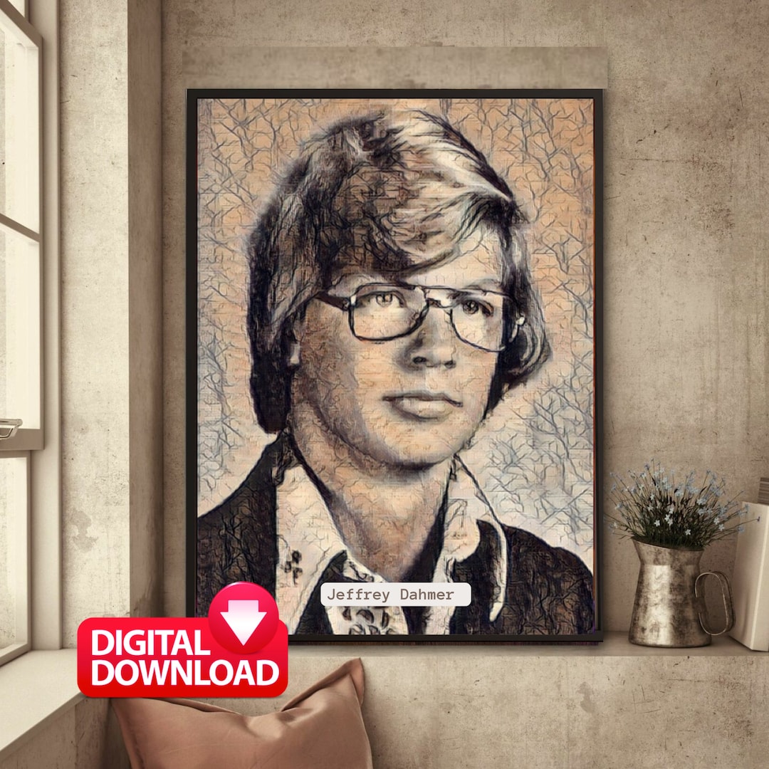 JEFFREY DAHMER High School Yearbook Photo Set of 2 Milwaukee Etsy
