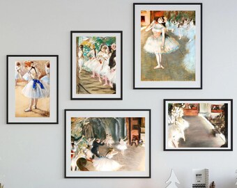 Edgar Degas Ballerina Print Set: Vintage Art (Digital Download)