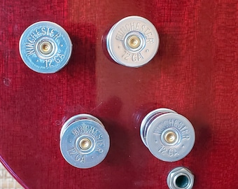 Perillas de guitarra de eje dividido de calibre 12 recicladas, regalo para músicos y guitarristas