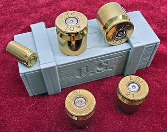 50 Caliber BMG Brass Volume & Tone Guitar Knobs, Gift for Guitarists