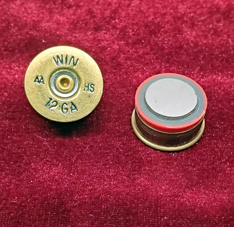 Winchester 12 Gauge Brass Magnets