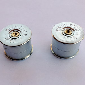 Recycled 12 Gauge Guitar Knobs - Solid Shaft - Gift for Guitarist