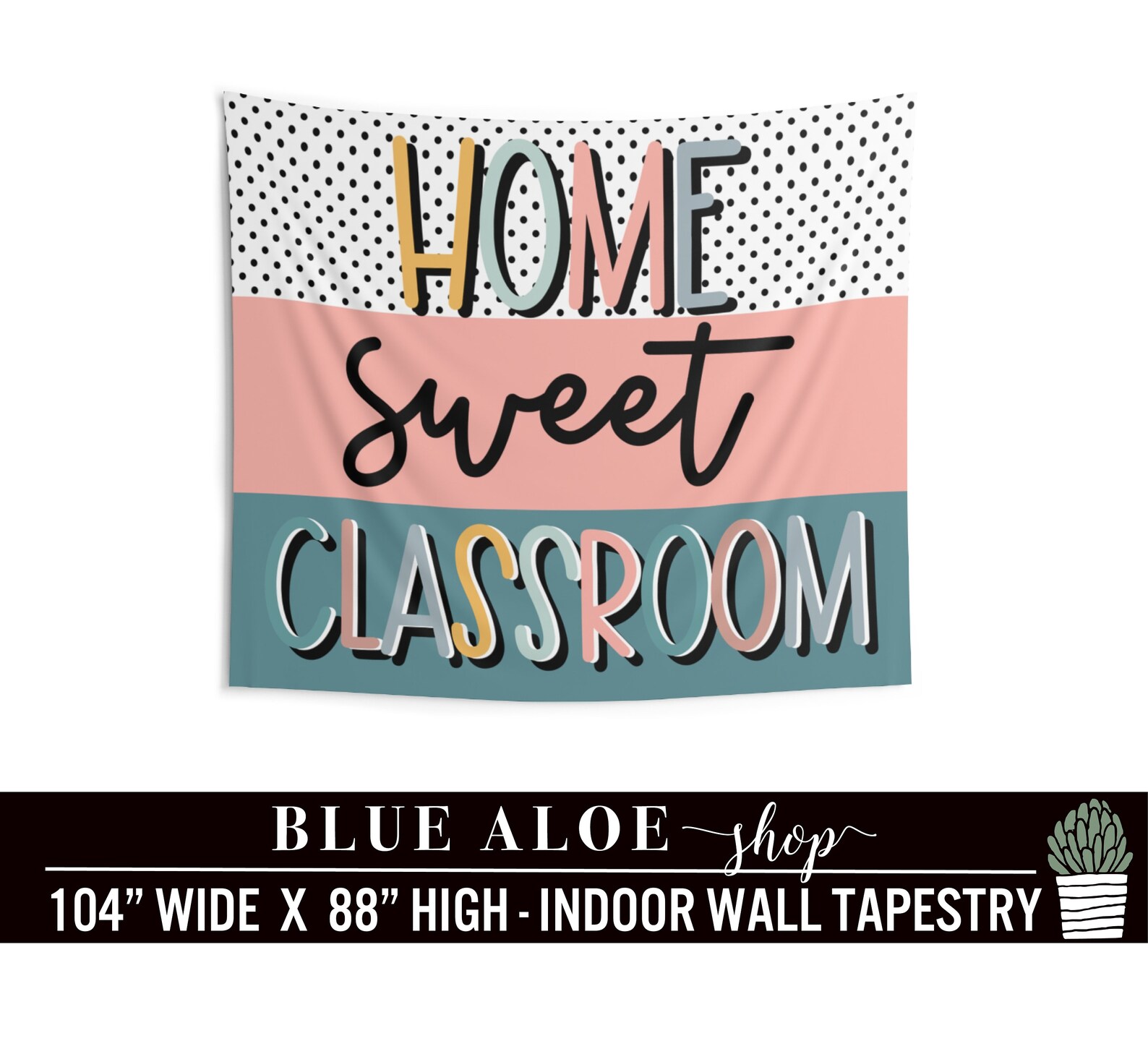 Home Sweet Classroom Wall Tapestry Hanging Banner for Etsy