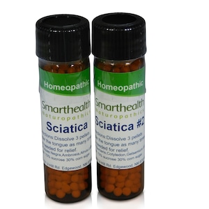 2 Vial Sciatica Formula. All Natural Homeopathic Pills.