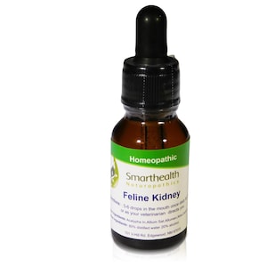 Feline Kidney Cleanse/Builder. Oral homeopathic drops.