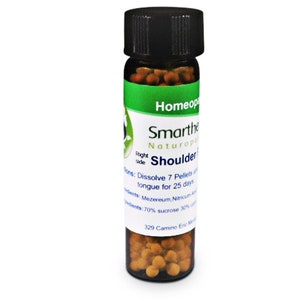 Shoulder Pain Relief. (For left shoulder only)  Rotator Cuff. Homeopathic Formula. Night Time Shoulder Pain,  Injury, Bursitis, Arthritis.