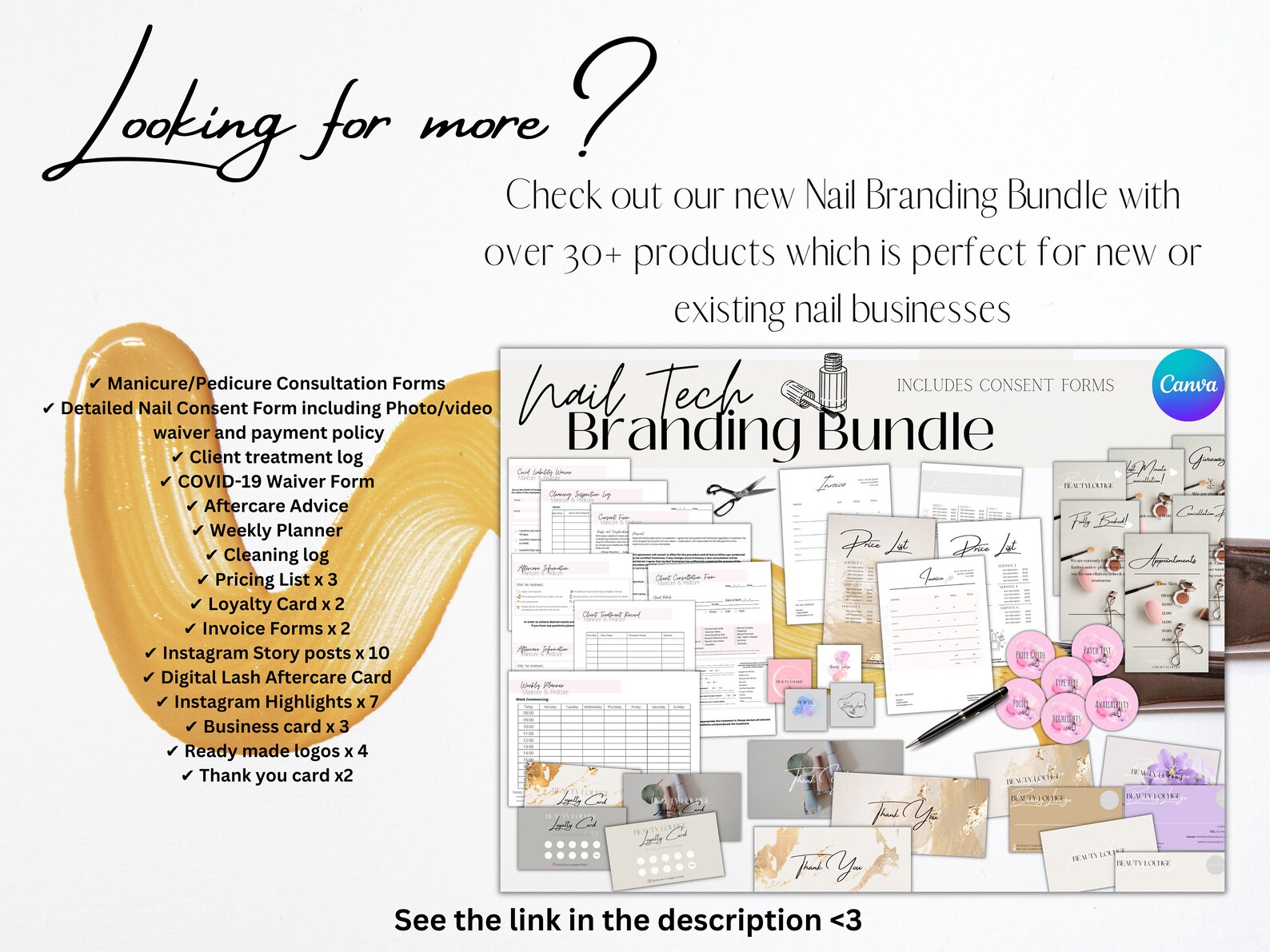 Nail Consultation Form Nail Technician Form Client Intake Etsy