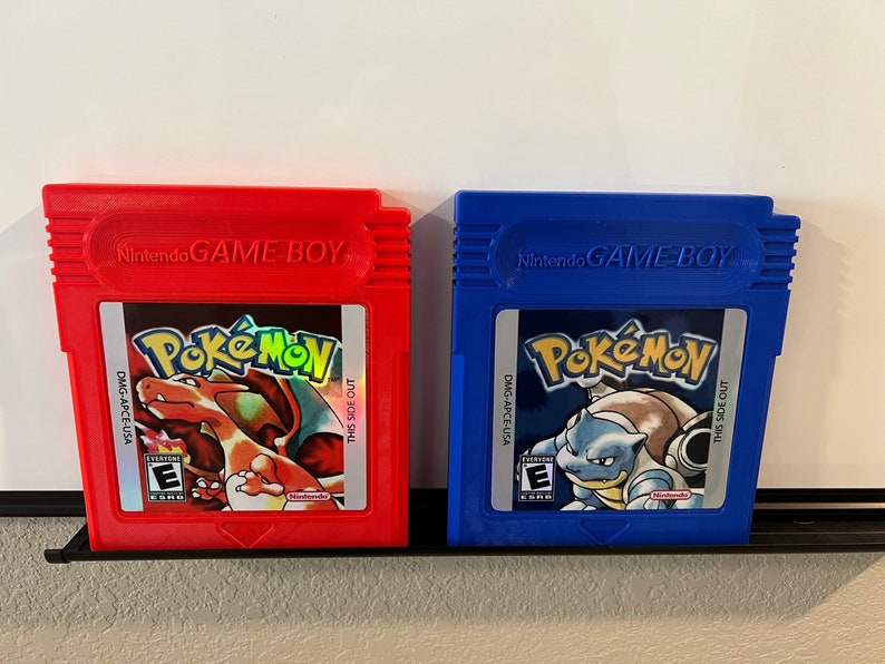 Pokemon Red and Blue Versions bundle Large Replica Gameboy Cartridges