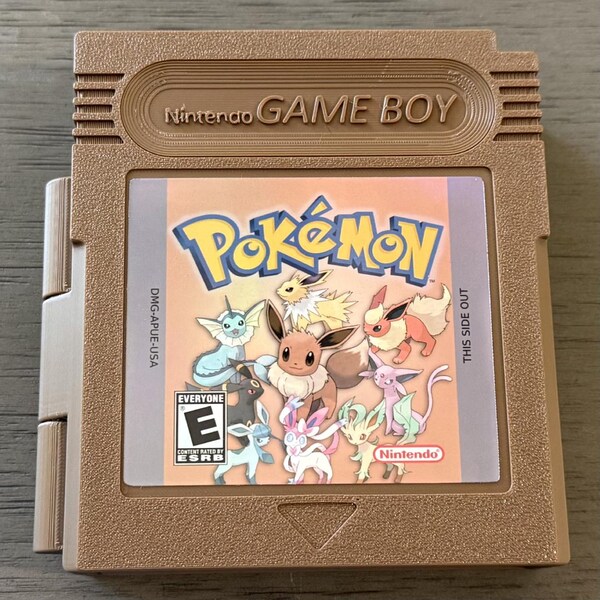 All Eeveelutions | Pokemon Gameboy Cartridge | Nintendo Switch Cartridge Storage Case/Display