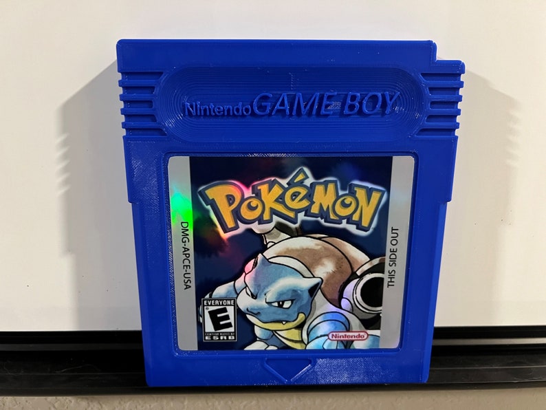 Pokemon Red and Blue Versions bundle Large Replica Gameboy Cartridges