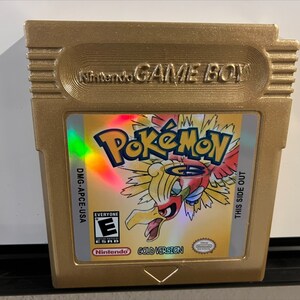 Nintendo Gameboy Color Pokemon Gold Version game Authentic Cartridge Vintage