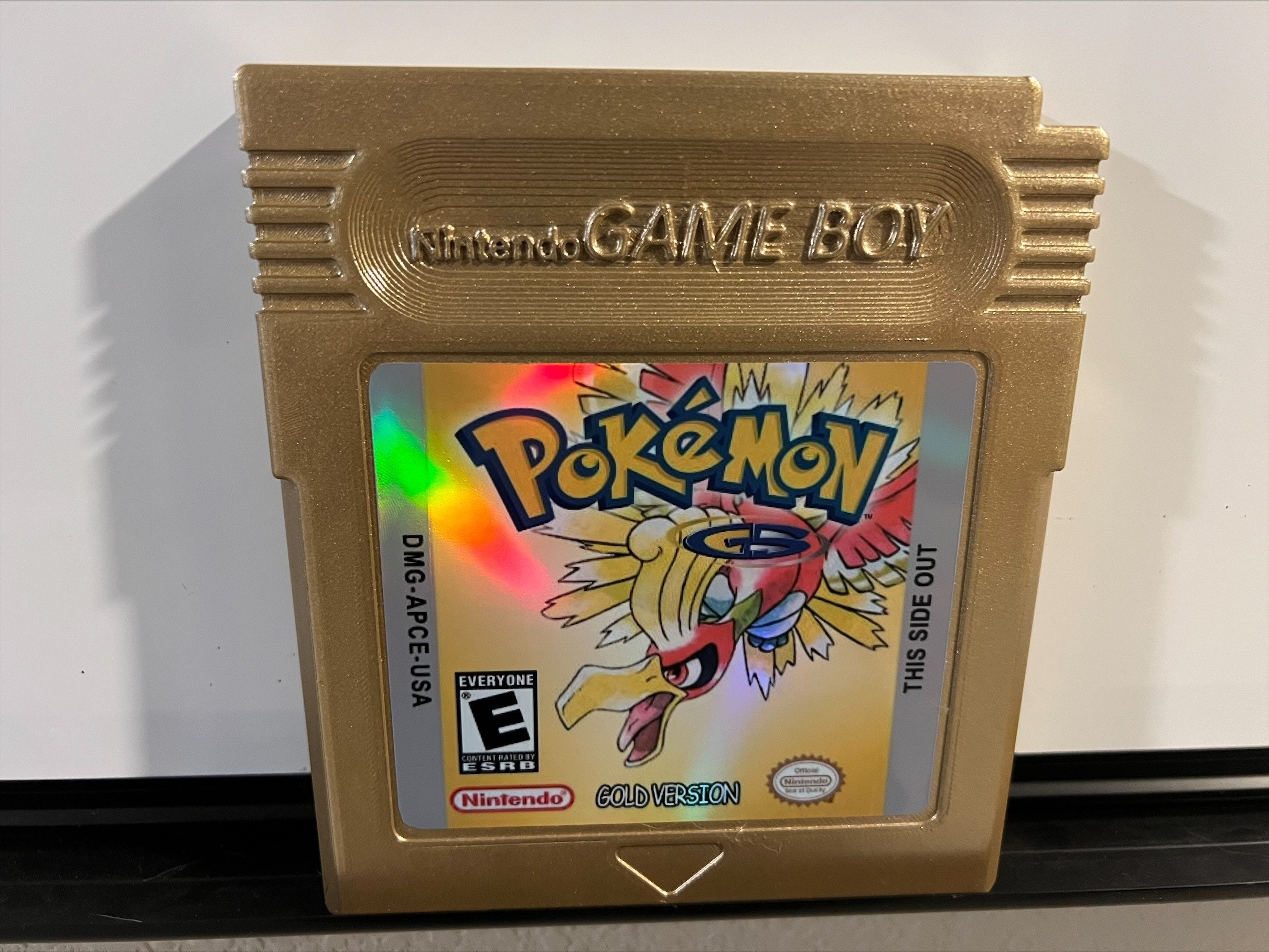 Pokemon Gold Version Large Replica Gameboy Cartridge -  Hong Kong