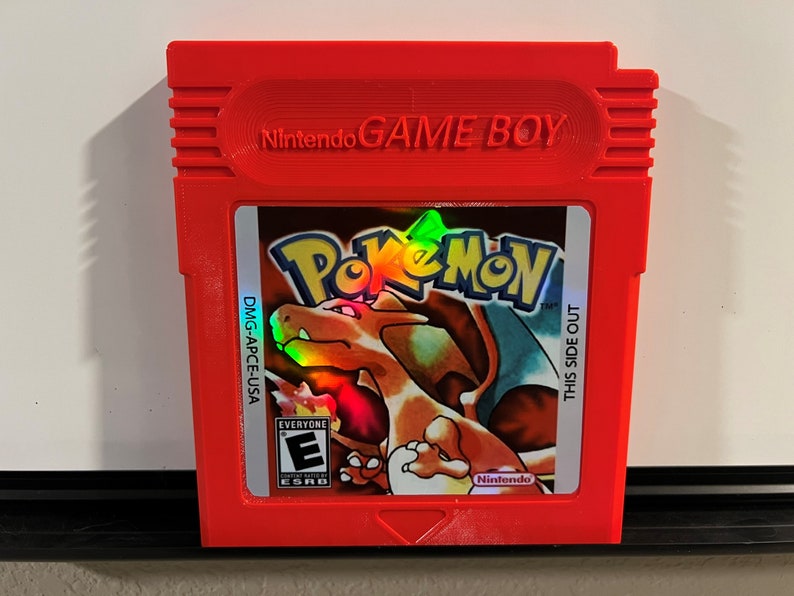 Pokemon Red and Blue Versions bundle Large Replica Gameboy Cartridges