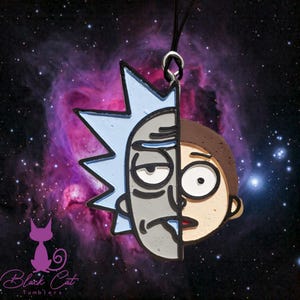 Rick and Morty Car Freshie