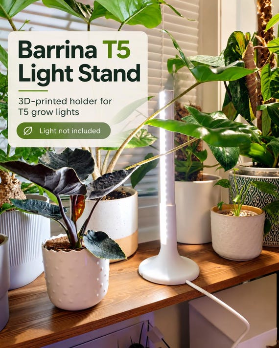 Barrina T5 LED Plant Grow Light Stand: Use Your Light Vertically