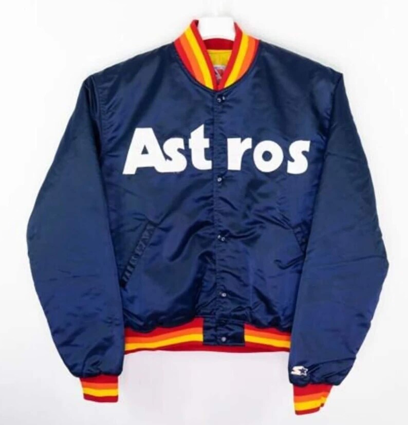 Baseball Varsity Bomber Jacket Kate Upton Astros Jacket Etsy
