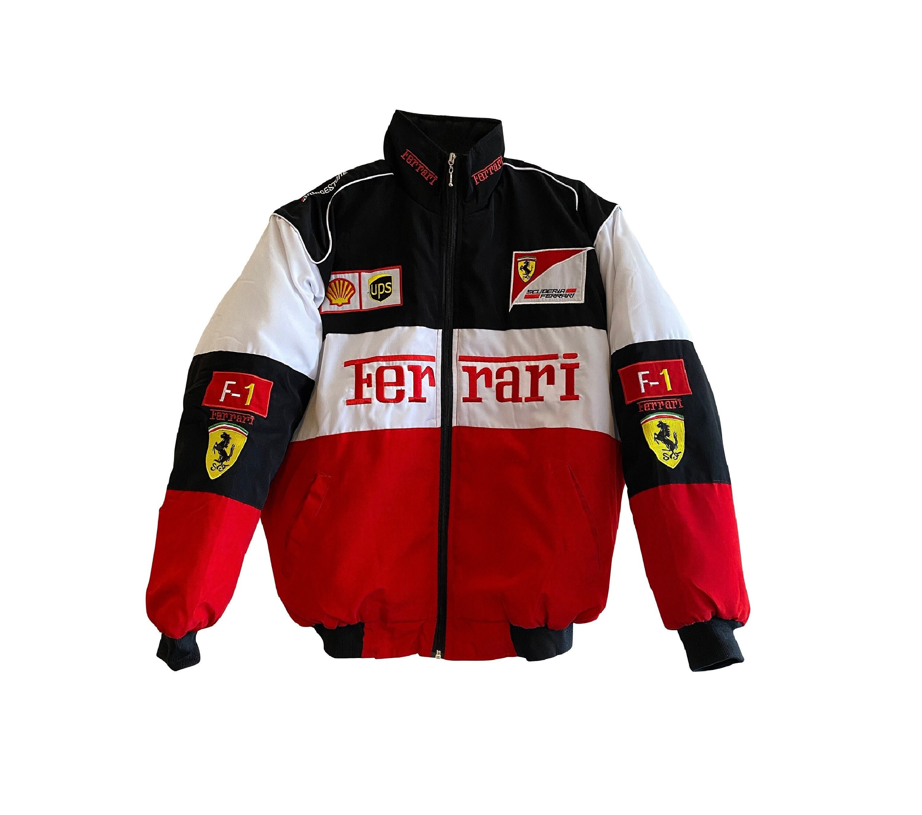 Nascar Jacket Ferrari Vintage Racing Jacket 90s Ferrari Jacket Y2K Ferrari  Nascar F1 Racing Jacket Vintage Oversized Jacket Unisex 