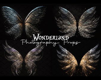 PRECIOUS FAIRY Wings - Colección I - Telón de fondo de fotografía digital para recién nacidos - Archivos Jpeg