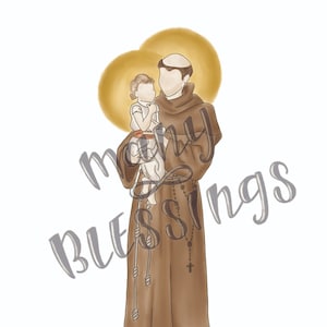 Saint Anthony of Padua | Catholic Saint Art Print