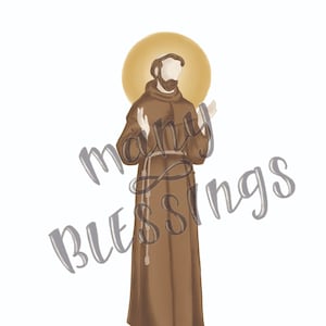 Saint Francis of Assisi | Catholic Saint Art Print