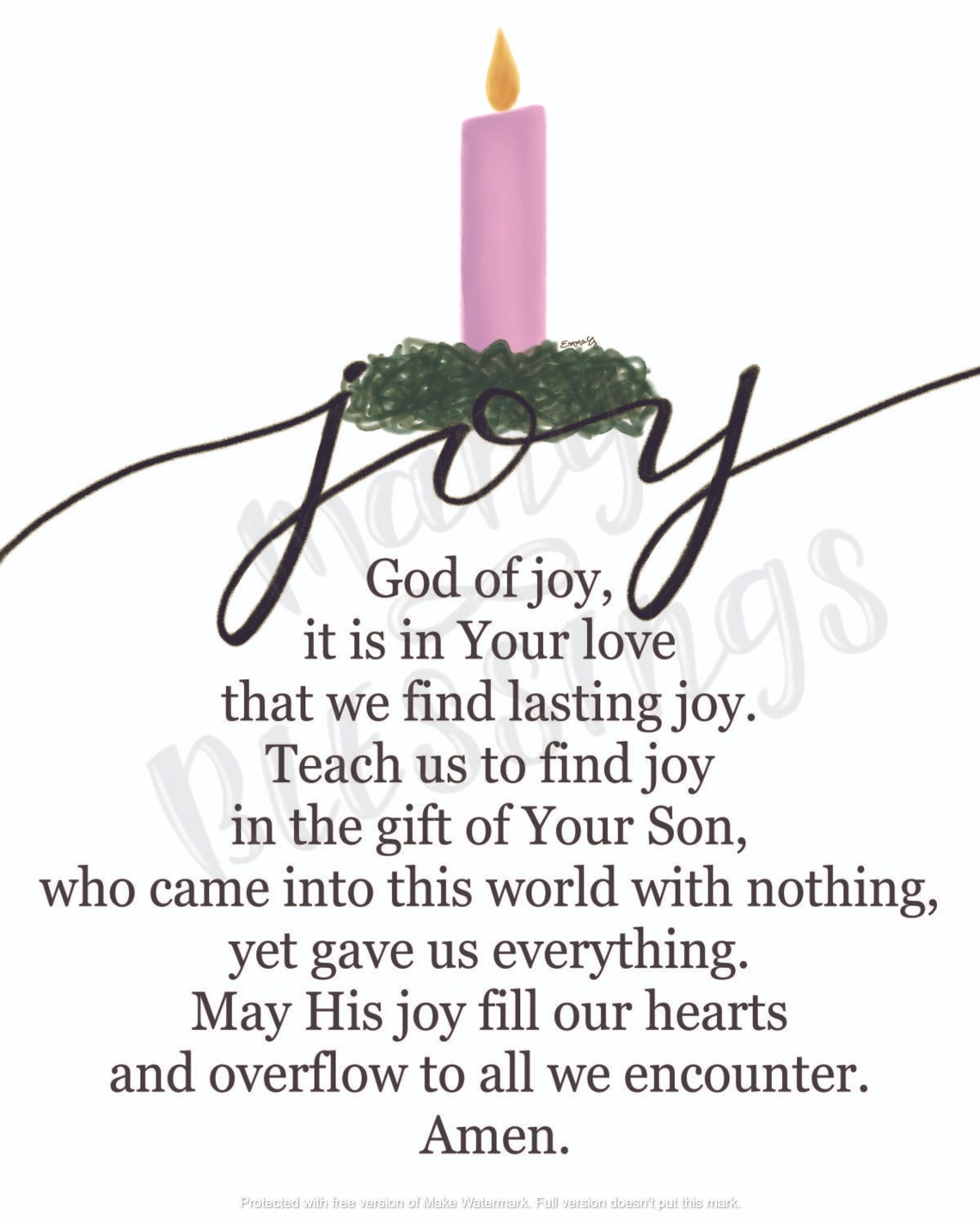 Advent Wreath Prayers Four Print Bundle Catholic Christian Etsy