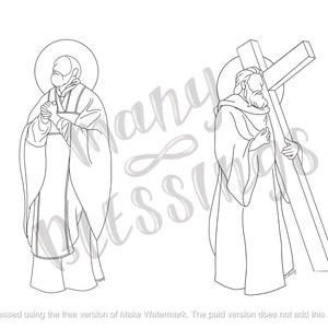 May Saint Coloring Pages