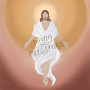 Risen Jesus | Catholic Christian Art Print