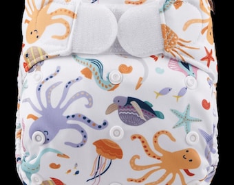 Pañal de baño | Velcro | Marina