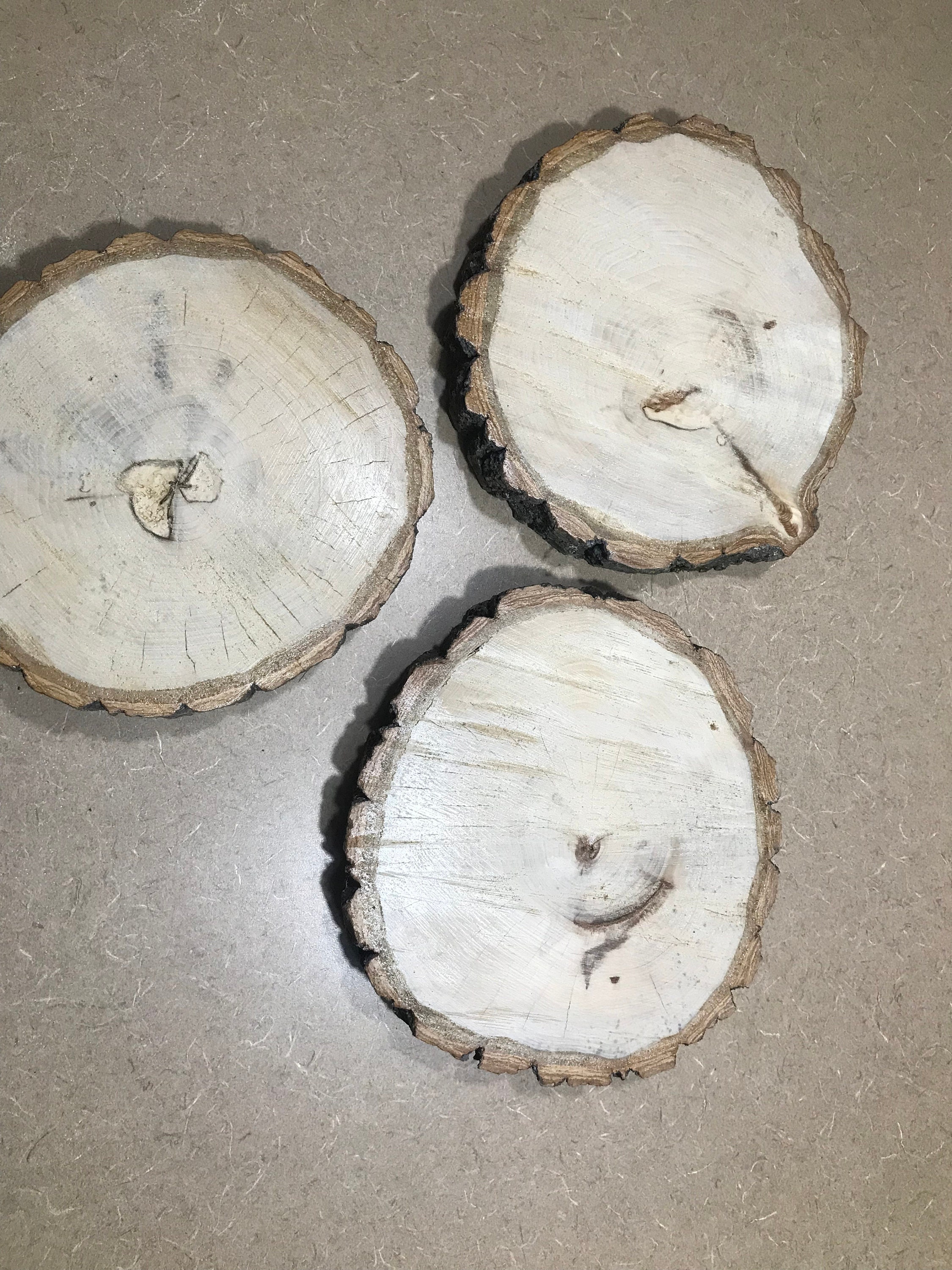 Wood Rounds for Centerpieces set of 15 