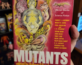 MUTANTS Eleven Stories of Science Fiction Hardcover Book - Robert Silverberg - First Edition, 1974