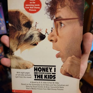 Honey, I Shrunk the Kids Paperback Novelization - Disney Movie - Scholastic, 1989