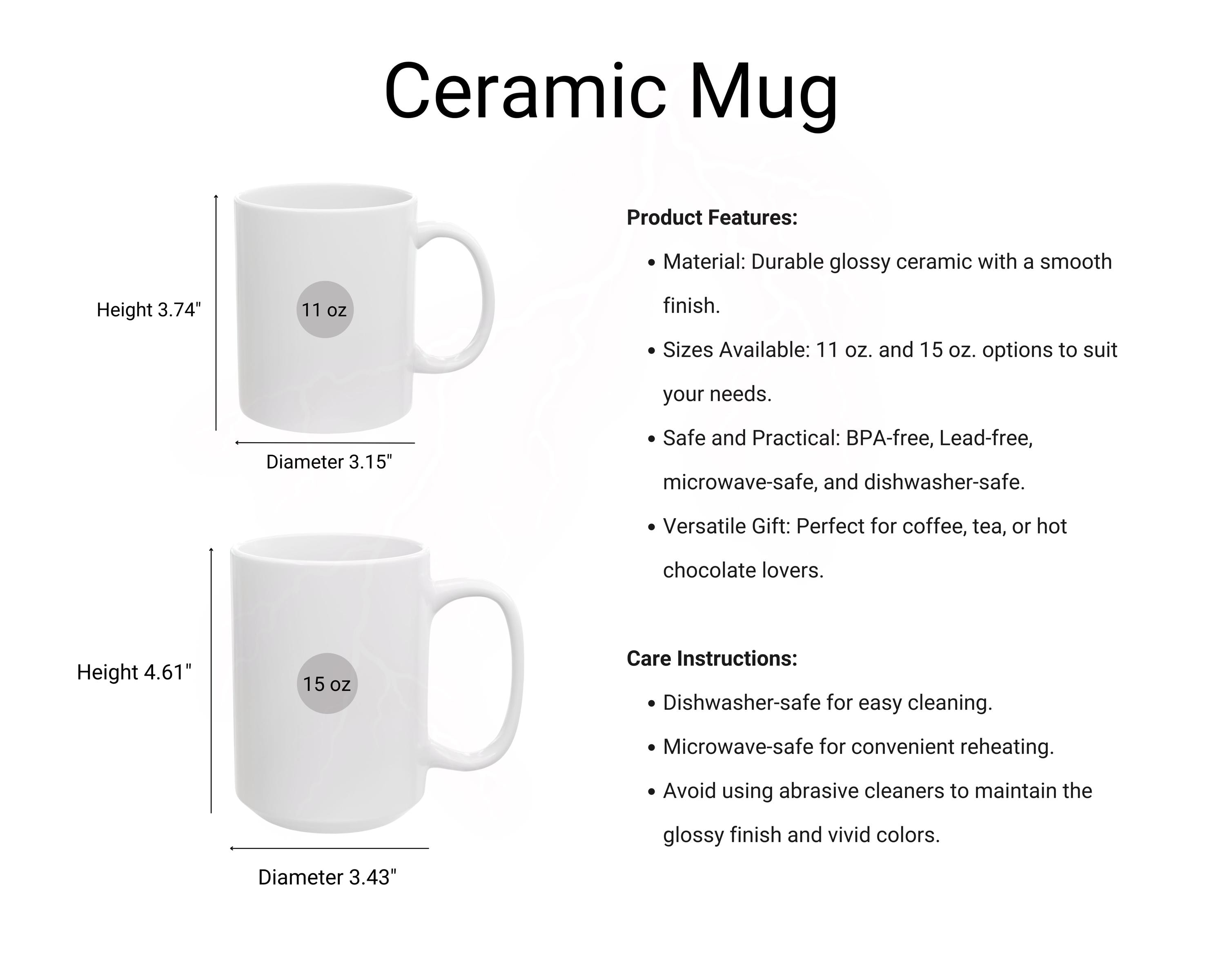 11oz Coffee Mug Size - Etsy