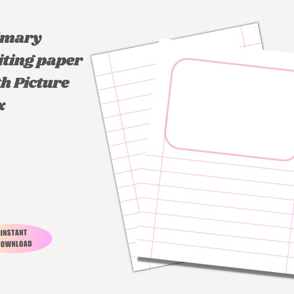 Pdf With Picture Box Etsy