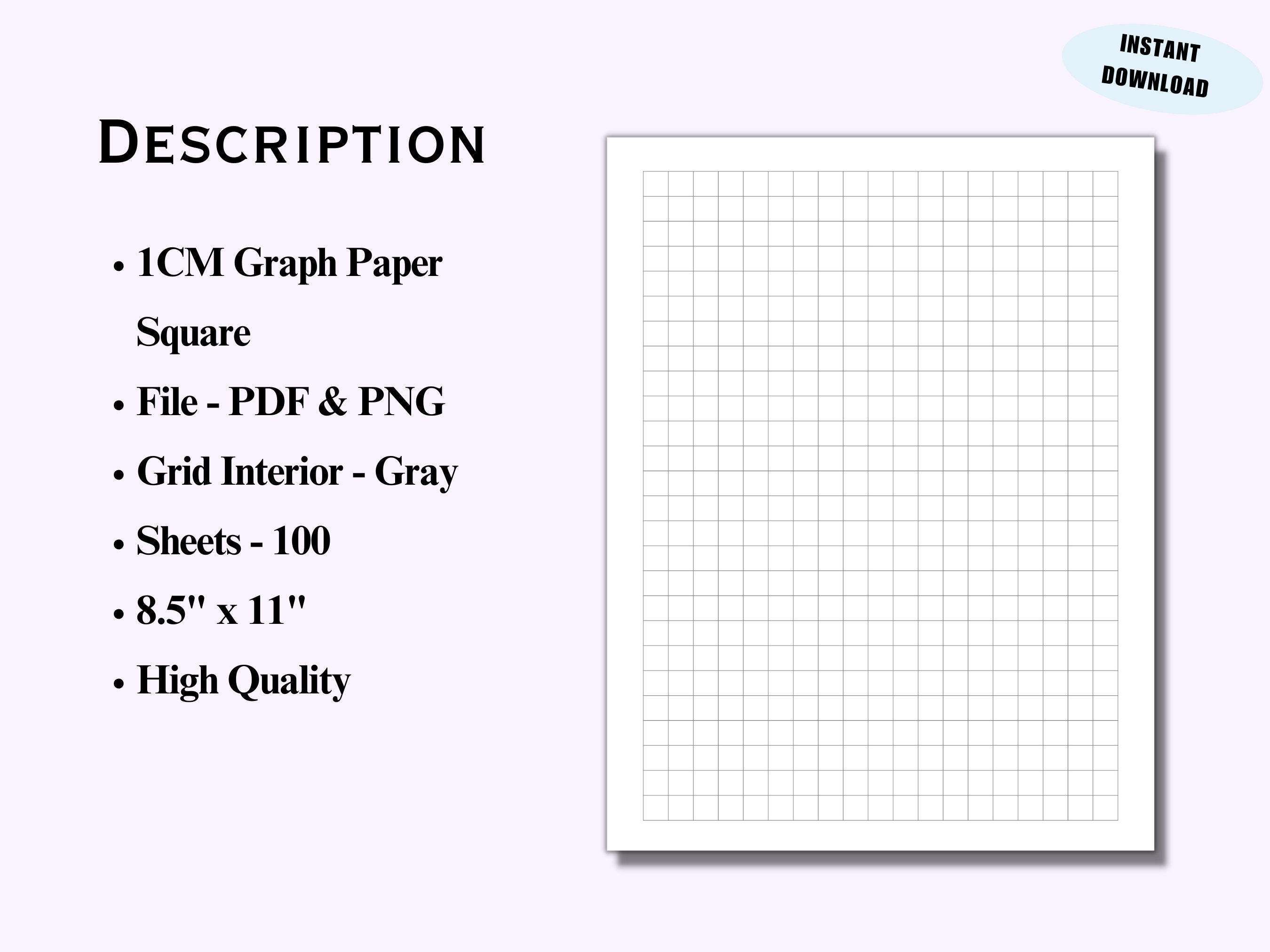 Printable Grid Paper 1cm X 1cm