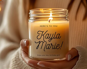 Maqueta de vela de soja: Vela de vidrio personalizada de 9 oz (descarga digital)