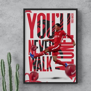 Virgil Van Dijk Liverpool Poster Download