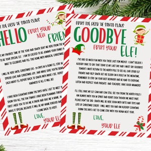 Elf Letter Set, Hello Letter From Elf, First Time New Elf Letter, Good ...