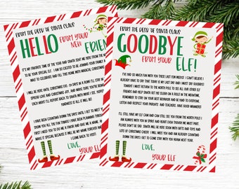 Elf Hello & Goodbye Letter Set (Digital Download)