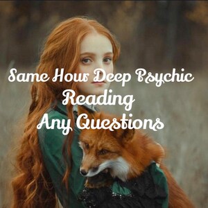 Same Hour detailed Intuitive Reading | In depth psychic reading within 1 hour
