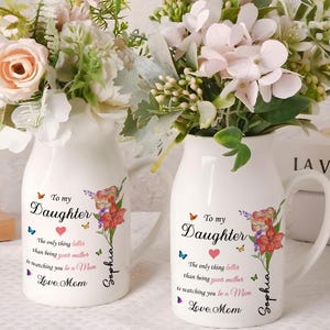 The Only Thing Better Than Being Your Mother Vase, Daughter Flower Vase, New Mom Gift, Mothers Day Gift for Daughter FV41XFH0