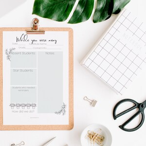 Minimal Plant Substitute Feedback Form| Digital Download | Spring | Sub ...