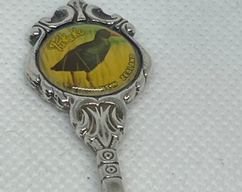 New Zealand vintage souvenir spoon, vintage bird spoon, vintage