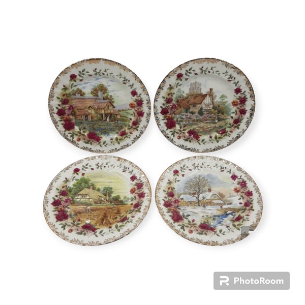 Four Seasons Plate - Etsy