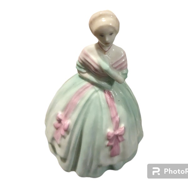 Coalport gemma, coalport minnuette figurine, coalport vintage figurine