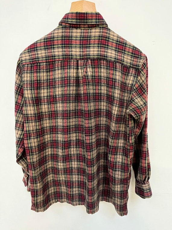 Vintage Deep Red Check Shirt - Gem