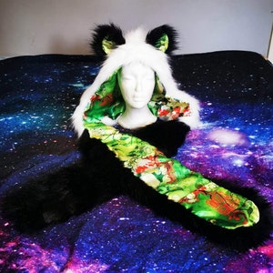 Panda Rave Hood - Etsy display picture 3