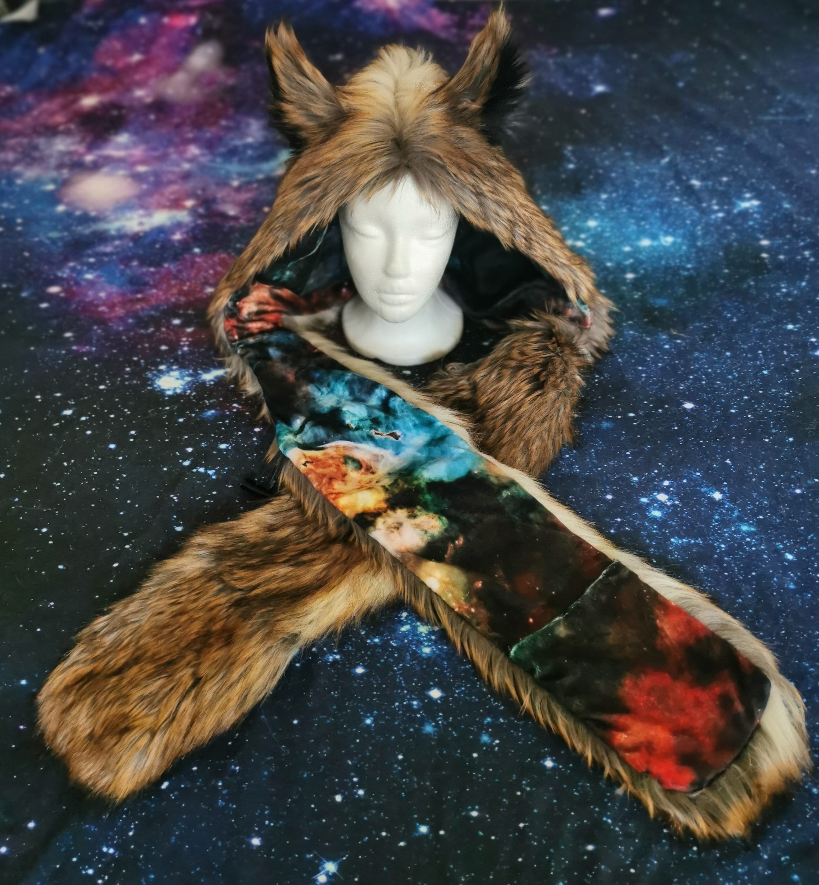 Forest Fox Galaxy Spirithood The ethereal spirit fox, unseen in the daylight hours  main image 2