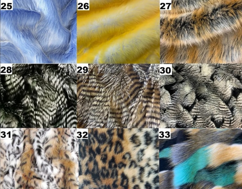 Handmade Soft Faux Fur Animal Tails and Costail Covers in a Variety of ...